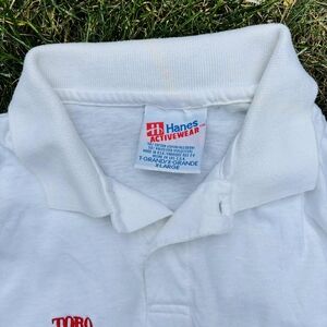 Vintage Hanes White Polo Shirt